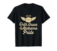 Grits Grace & Alabama Pride Retro Script Graphic T-Shirt