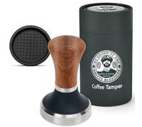 Gritty Blenders 54mm Coffee Tamper with Tamper Mat, Barista Accessory in a Gift Box, Compatible with 53/54mm Portafilters