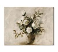 Gritty Garden Canvas Print Vintage Art by Art Remedy, Gallery Wrapped, 24 x 20