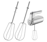 Griwuut 2 Pack Stainless Steel Hand Mixer Beaters - Universal Replacement Egg Whisk Attachments, Compatible with Most Electric Mixers, for Beating Eggs, Whipping Cream & Mixing Dough