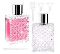 Griwuut 2 Stück 100ml Parfümzerstäuber Set - Nachfüllbare Glas Sprühflaschen mit Trichter & Pipette, Portable Reise-Zerstäuber und Parfüm Abfüller für Parfüm und Kosmetik