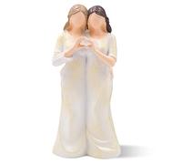 Griwuut Sister Friendship Gifts, Hand-Painted Sisters Figurine, Unique Birthday Christmas Memorial Presents for Women Friend & Bestie