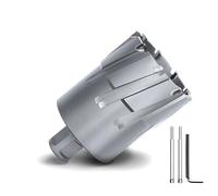 GRIXLEN 1-9/10" x 2" Annular Cutter with Weldon Shank,Carbide Tip Annular Drill Bit for Stainless Steel, Iron (2" Depth, 1-9/10" Diameter)