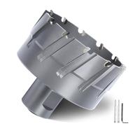 GRIXLEN 3.5" x 1-3/8" Annular Cutter with Weldon Shank,Carbide Tip Annular Drill Bit for Stainless Steel, Iron (1-3/8" Depth, 3.5" Diameter)