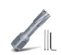 GRIXLEN 9/16" x 1-3/8" Annular Cutter with Weldon Shank,Carbide Tip Annular Drill Bit for Stainless Steel, Iron (1-3/8" Depth, 9/16" Diameter)