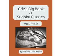 Griz's Big Book of Sudoku Puzzles Volume 9: 400 Sudoku Puzzles for Adults | Brain Games, Logic Puzzles & Stress Relief