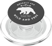 Grizzly 399 Wild & Free Grand Teton National Park PopSockets PopGrip for MagSafe