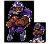 Grizzly American Football1000Piece Jigsaw Puzzle Puzzles for Adults for MotherS Day Birthdays Christmas 1000 PCS(75x50cm)