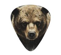 grizzly bear 12 Pack Guitar Picks Plectrums,4 pieces in each of 3 sizes, Suitable for a wide range of stringed instruments