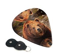 Grizzly Bear Guitar Plectrum 6-Piece Set For Acoustic Guitar, Electric Guitar, Bass, Ukulele - Thin, Medium And Thick