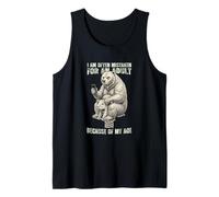 Grizzly Bear I am Often Mistaken for an Adult Sarcastic Tank Top