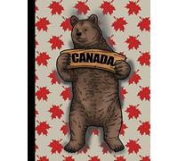 Grizzly Bear Journal Canada Composition Notebook: Canada Traven Journal