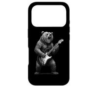 Grizzly Bear Playing Electric Guitar Case for iPhone 17 Pro