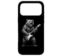 Grizzly Bear Playing Electric Guitar Case for iPhone 17 Pro Max
