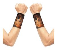 Grizzly Bear Print Carpal Tunnel Wrist Support Comfortable Wrist Guard Sweat Band