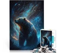 Grizzly Bear Style 4Adult Jigsaw Puzzles 1000 Pieces Brain intelligence challenge addictive toys A Work of Art 38x26cm