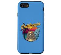 Grizzly Bear With Sunglasses California Aesthetic Surf Retro Case for iPhone SE (2020) / 7 / 8