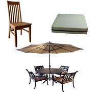 GRIZZLY FOAM 10cm Thick Waterproof Garden Seat Pads Cushions Indoor Outdoor Seat Pads Office Rattan Patio Chair Pad Ask Any Custom Size (16x16x4 inch) (Beige Nude, 24x24x4inch 60x60x10cm)