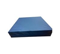GRIZZLY FOAM 10cm Thick Waterproof Garden Seat Pads Cushions Indoor Outdoor Seat Pads Office Rattan Patio Chair Pad Ask Any Custom Size (16x16x4 inch) (Royal Blue, 24x24x4inch 60x60x10cm)