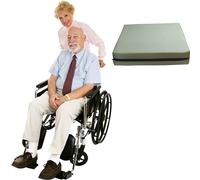 GRIZZLY FOAM 10cm Thick Waterproof Wheelchair Cushions Pressure Relief Memory Foam Lower Back Pain Multi-Use Removeable Zip Cover Ask Any Customize Size (Beige Nude, 20x20x4inch 50x50x10cm)