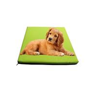 GRIZZLY FOAM Waterproof Dog Bed Cushion Pet Bed and Mattress Indoor Outdoor with Removable Zipped Cover Ask for Any Customize Size (Lime Green, 77x52x5cm)