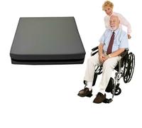 GRIZZLY FOAM Wheelchair Multi-Use Pressure Relief Memory Foam Waterproof Seat Pad Orthopedic Back Support Removeable Zipped Cover Ask Any Customize Size (Grey, 20x20x4inch 50x50x10cm)