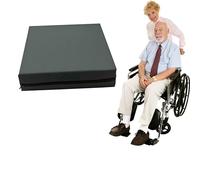 GRIZZLY FOAM Wheelchair Seat Pad Waterproof Seat Cushion Full Support, Elderly, Comfort Seat Aid, Multi-use Removeable Zipped Cover Ask Any Custom Size (Charcoal, 18x18x3inch 45x45x7.5cm)