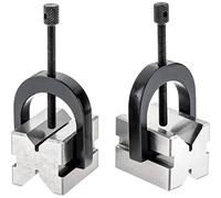 Grizzly H5608 V-Block Pair with Clamps 1-5/8-Inch