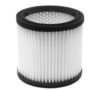 GRIZZLY TOOLS Parkside Original Lamellar Filter for Ash Vacuum Cleaner PASK 18/6, 18/7 C (Replacement Filter/Pleated Filter with Inner Grille to Prevent Motor Pollution, Washable)