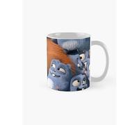 Grizzy and the Lemmings 11oz Ceramic Coffee Mug - Funny Anniversary Christmas Novelty Gift