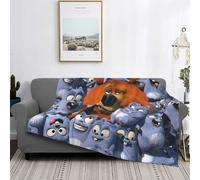 Grizzy And The Lemmings Blanket Fleece Autumn/Winter Comedy Anime Soft Throw Blanket for Bed Car Plush Thin Quilt