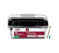 GRK 121050 R4 T-25 Multi-Purpose Framing/Decking Screws, 9 by 3-1/8", Steel, Flat