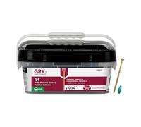 GRK 121410 R4 T-25 Multi-Purpose Framing/Decking Screws, 10 by 4", Steel, Flat