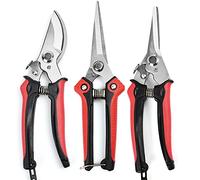 GRKJGytech Garden Secateurs,Secateurs & Pruning Scissors - Flower Scissors with Stainless Steel Sharp Blades and Non-Slip Handles, Pruning Shears for Trimming Branches, Flowers, and Vegetables