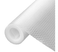 GRKJGytech Shelf Liners for Kitchen Cabinet, Waterproof Drawer Liner, Refragerator Liner No Slip Cupboard Mats Non Adhesive EVA Place Mats Roll-Clear Dot 30W x 600L cm
