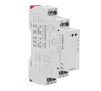 GRM8-02 Electronic Impulse Relay AC/DC 12-240V Latching Relay Memory Relay with LED Indicators, 35mm DIN Rail Mount