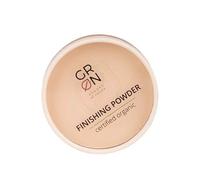 Grn [Green] Organic Cosmetics Finishing Powder White Ash - Compact Powder With Matte Effect - Light Texture, Natural Minerals - Vegan - Talc Free - 9 G