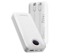 GrnOas.E Portable Charger 20000mAh，22.5W Fast Charging Power Bank, Cell Phone Replacement Battery with 5 Output 2 Input for iPhone 16/15 Plus/15 Pro Pro Max,Samsung Galaxy,and More(1 Pack,Pearl White)