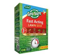 Gro-Sure 20500187 Fast Acting Grass Lawn Seed, 30 m2, 900 g, Blue,Green