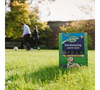 Gro-Sure Hardwearing Lawn Seed 900G - Pet-Resistant, High-Traffic Grass Mix (Covers 350 M²)