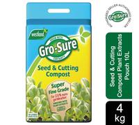 Gro-Sure Seed & Cutting Compost Plant Extracts Pouch 10L 4Kg