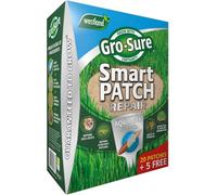 Gro-Sure Smart Lawn Repair 20 Patches Plus 5 Free Moisture-Retaining Lawn Patching Mix