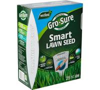 Gro-Sure Smart Lawn Seed 25M² Box Hard Wearing Grass Seed For New Lawns, Patch Repair & Overseeding
