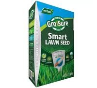 Gro-Sure Smart Lawn Seed 40M² Fast Growing Grass Seed With Aqua Gel & Mycorrhizae