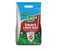 Gro-Sure Smart Lawn Seed Fast Start - Green Grass Seed, Aqua Gel Coated, Quick Germination & Cold-Weather Growth, 80 m2