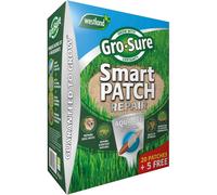 Gro-Sure Smart Patch Repair 20 Patches + 5 Free | Complete Lawn Patch Repair Kit | Grass Seed, Feed & Growing Mulch | Repairs Bare & Worn Lawn Patches | Covers 25 Patches