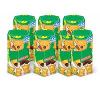 GRO VITS Chocolate Filled Koala Biscuits, Crispy Animal Shaped Biscuits with Smooth Chocolate Filling, Sweet Snack Pack of 6