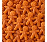 GRO VITS - Christmas Gingerbread Men Sweets 500g | Festive Chewy Jelly Treats for Kids & Adults | Fun Gingerbread Man Shapes | Fruity Christmas Confectionery Great for Stocking Fillers & Secret Santa
