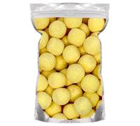 GRO VITS - Lemon Bonbons Sweets | 500 Gram Bulk Bag | Dusted Bon Bons Chewy Retro Classic Assorted Pick and Mix Sweets for Parties, Gifts, and Sharing - 500g