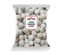 GRO VITS - Original Toffee Bonbons Sweets | 500 Gram Bulk Bag | Dusted Bon Bons Chewy Retro Classic Assorted Pick and Mix Sweets for Parties, Gifts, and Sharing - 500g